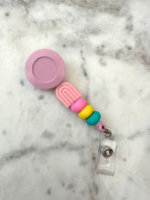 Load image into Gallery viewer, Ainsley Lanyard OR Badge Reel (Rainbow)