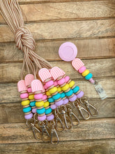 Load image into Gallery viewer, Ainsley Lanyard OR Badge Reel (Rainbow)