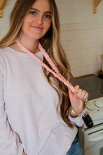 Load image into Gallery viewer, Alexa Stretchy Lanyard (Pink Stripes)
