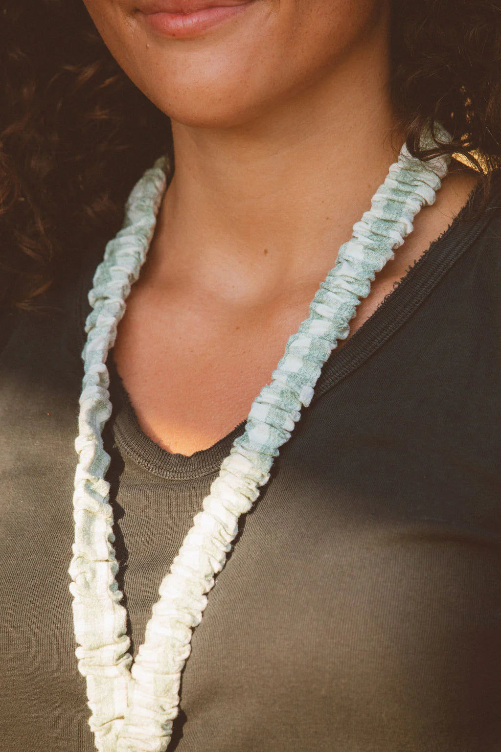 Alexa Stretchy Lanyard (Sage)