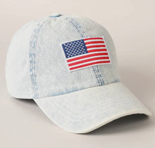 Load image into Gallery viewer, USA Hat (Denim)
