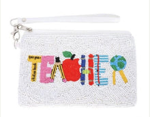 Load image into Gallery viewer, Teacher Beaded Wristlet
