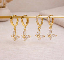 Load image into Gallery viewer, Beverly Butterfly Hoops
