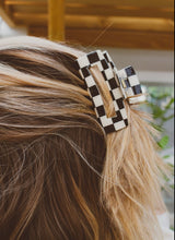 Load image into Gallery viewer, Channing Checkered Claw Clip

