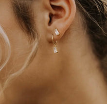 Load image into Gallery viewer, Brooklyn Baguette Stud Earrings
