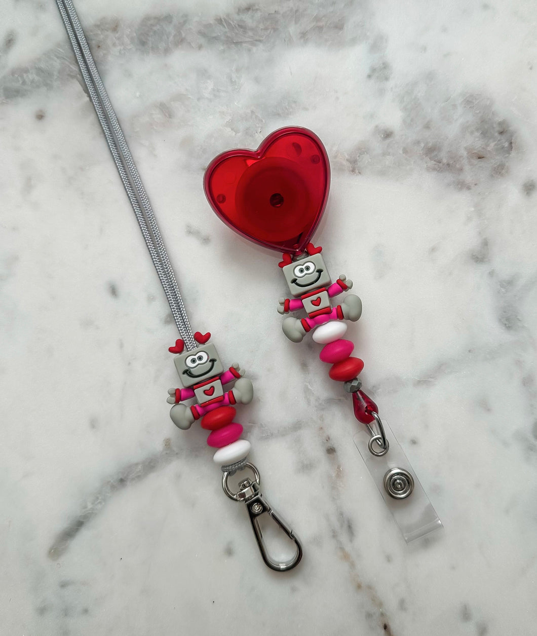 Remi Robot Lanyard OR Badge Reel