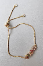 Load image into Gallery viewer, Athena Adjustable Bracelet (Jewel Tone Mama)
