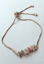 Load image into Gallery viewer, Athena Adjustable Bracelet (Jewel Tone Mama)
