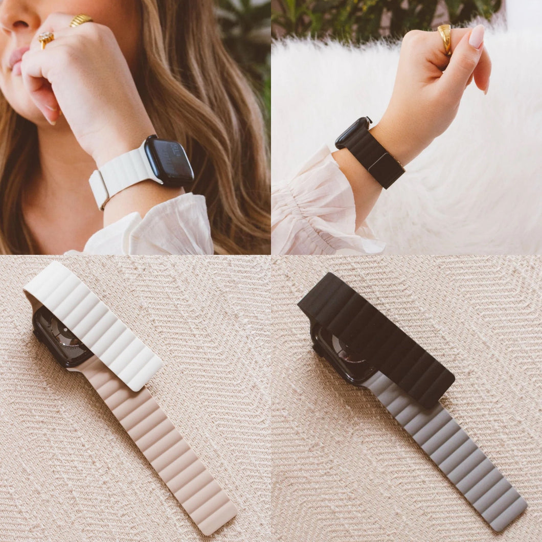 Adele Black OR Warm White Magnetic Watch Band