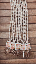 Load and play video in Gallery viewer, **In My Teacher Era Wood Bead Lanyard**
