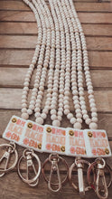 Load and play video in Gallery viewer, **In My Teacher Era Wood Bead Lanyard**
