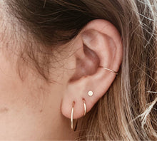 Load image into Gallery viewer, Emmaline Hoop Earrings (14K Gold Filled)
