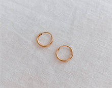 Load image into Gallery viewer, Emmaline Hoop Earrings (14K Gold Filled)
