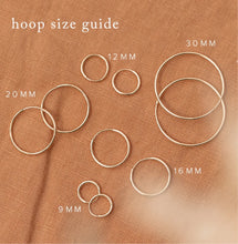 Load image into Gallery viewer, Emmaline Hoop Earrings (14K Gold Filled)
